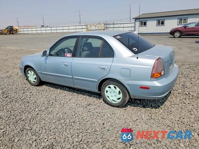 Drugie zdjęcie samochodu z przodu: 2005 HYUNDAI ACCENT GLS VIN:KMHCG45C75U615580 - miniatura