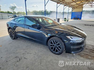 Czwarte zdjęcie samochodu z boku: 2021 TESLA MODEL S VIN:5YJSA1E64MF435720 - miniatura
