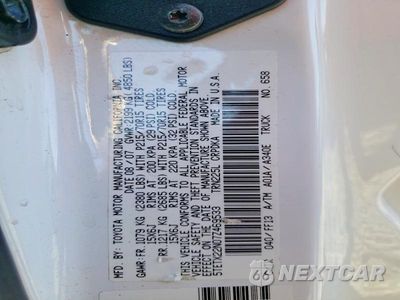 Zdjęcie 12 z 12 samochodu: 2007 TOYOTA TACOMA BASE VIN:5TETX22N07Z469533 - miniatura