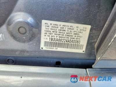 Zdjęcie 12 z 12 samochodu: 2004 ACURA TL VIN:19UUA66224A040060 - miniatura