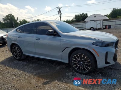 Czwarte zdjęcie samochodu z boku: 2024 BMW X6 M60I VIN:5UX43EX04R9S83263 - miniatura