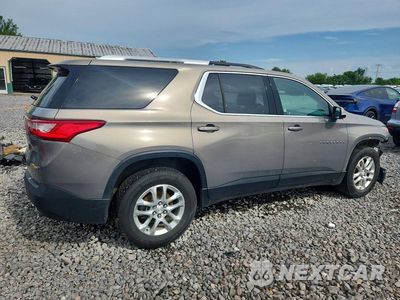 Trzecie zdjęcie samochodu z tyłu: 2018 CHEVROLET TRAVERSE LT VIN:1GNERGKWXJJ176336 - miniatura