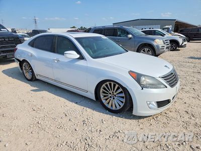 Czwarte zdjęcie samochodu z boku: 2016 HYUNDAI EQUUS SIGNATURE VIN:KMHGH4JH0GU101024 - miniatura