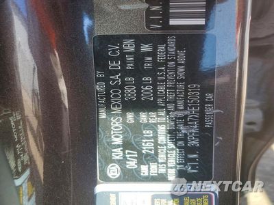 Zdjęcie 12 z 12 samochodu: 2017 KIA FORTE LX VIN:3KPFK4A7XHE150319 - miniatura
