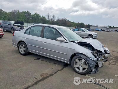 Czwarte zdjęcie samochodu z boku: 2004 HONDA CIVIC EX VIN:2HGES26784H589995 - miniatura