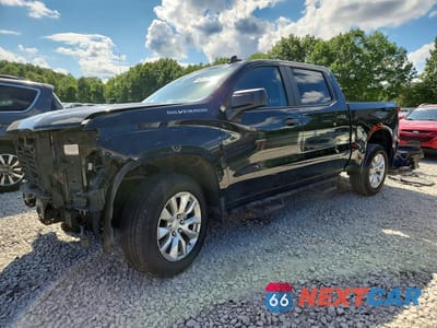 2021 CHEVROLET SILVERADO K1500 CUSTOM 1GCPYBEK7MZ240175 - główne zdjęcie licytacji z USA - miniatura