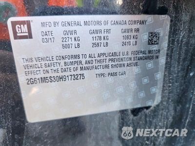 Zdjęcie 12 z 12 samochodu: 2017 CADILLAC XTS LUXURY VIN:2G61M5S30H9173275 - miniatura