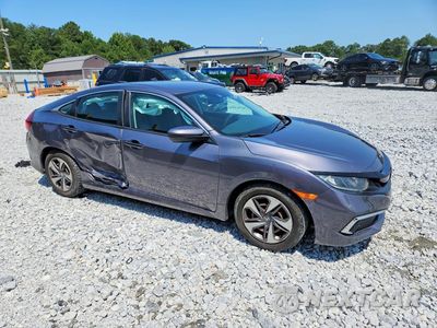 Czwarte zdjęcie samochodu z boku: 2020 HONDA CIVIC LX VIN:19XFC2F63LE017606 - miniatura