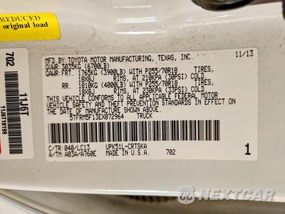 Zdjęcie 12 z 12 samochodu: 2014 TOYOTA TUNDRA SR VIN:5TFRM5F13EX072964 - miniatura