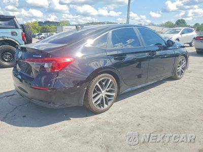Trzecie zdjęcie samochodu z tyłu: 2024 HONDA CIVIC TOURING VIN:2HGFE1F91RH326150 - miniatura