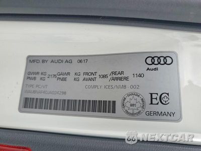 Zdjęcie 12 z 12 samochodu: 2018 AUDI A4 PROGRESSIV VIN:WAUBNAF40JA024298 - miniatura