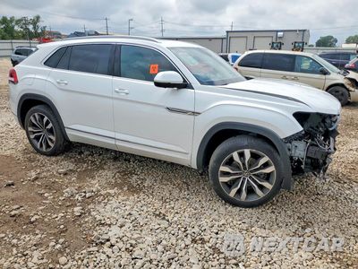 Czwarte zdjęcie samochodu z boku: 2021 VOLKSWAGEN ATLAS CROSS SPORT SEL PREMIUM R-LINE VIN:1V2FE2CA4MC241574 - miniatura