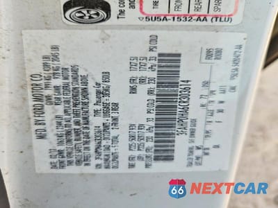 Zdjęcie 12 z 12 samochodu: 2012 FORD FUSION SE VIN:3FAHP0HA6CR303614 - miniatura