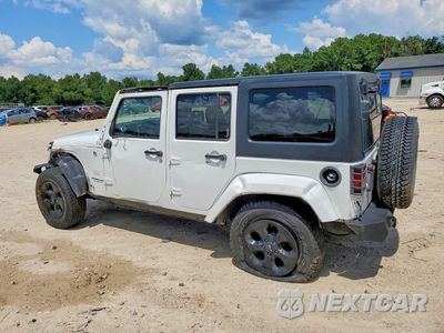Drugie zdjęcie samochodu z przodu: 2015 JEEP WRANGLER UNLIMITED SAHARA VIN:1C4HJWEGXFL567204 - miniatura