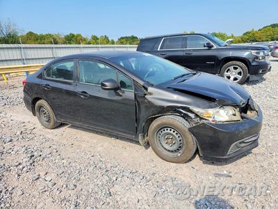 Czwarte zdjęcie samochodu z boku: 2013 HONDA CIVIC LX VIN:2HGFB2F51DH578257 - miniatura