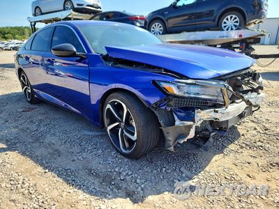 Czwarte zdjęcie samochodu z boku: 2022 HONDA ACCORD SPORT VIN:1HGCV1F32NA083701 - miniatura