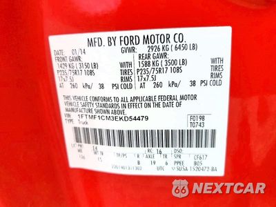 Zdjęcie 12 z 12 samochodu: 2014 FORD F150 VIN:1FTMF1CM3EKD54479 - miniatura