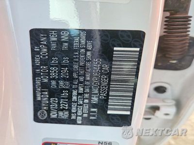 Zdjęcie 12 z 12 samochodu: 2024 HYUNDAI ELANTRA SEL VIN:KMHLM4DGXRU694455 - miniatura