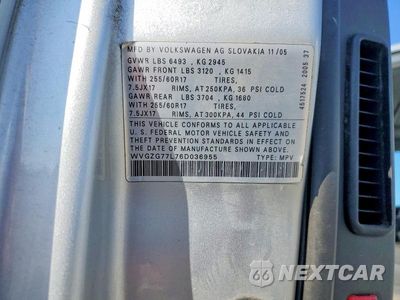 Zdjęcie 12 z 12 samochodu: 2006 VOLKSWAGEN TOUAREG 3.2 VIN:WVGZG77L76D036955 - miniatura