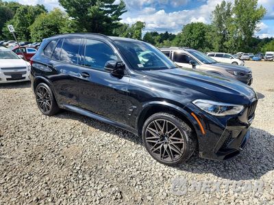 Czwarte zdjęcie samochodu z boku: 2020 BMW X5 M VIN:5YMJU0C04L9D54103 - miniatura