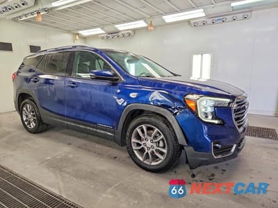 Czwarte zdjęcie samochodu z boku: 2023 GMC TERRAIN SLT VIN:3GKALPEGXPL120769 - miniatura