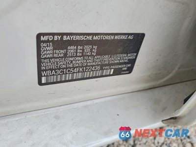 Zdjęcie 12 z 12 samochodu: 2015 BMW 328 I SULEV VIN:WBA3C1C54FK122436 - miniatura