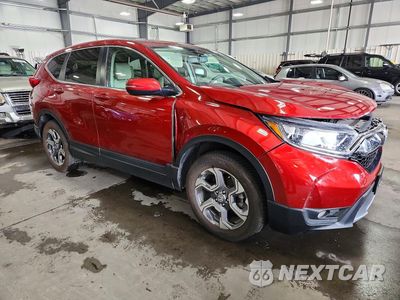 Czwarte zdjęcie samochodu z boku: 2019 HONDA CR-V EXL VIN:5J6RW2H86KL001001 - miniatura