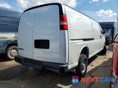 Trzecie zdjęcie samochodu z tyłu: 2023 CHEVROLET EXPRESS G2500 VIN:1GCWGBFP5P1175337 - miniatura