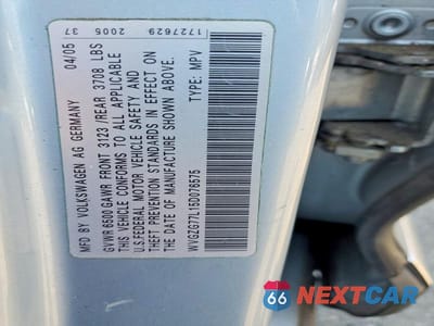 Zdjęcie 13 z 13 samochodu: 2005 VOLKSWAGEN TOUAREG 3.2 VIN:WVGZG77L15D076575 - miniatura