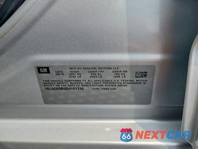 Zdjęcie 12 z 12 samochodu: 2016 CHEVROLET SONIC LT VIN:1G1JC6SB3G4101736 - miniatura