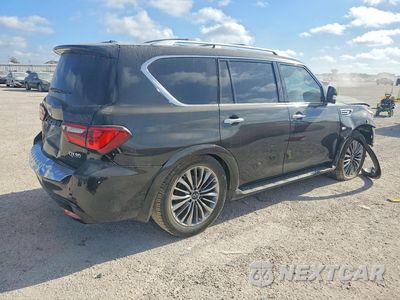 Trzecie zdjęcie samochodu z tyłu: 2019 INFINITI QX80 LUXE VIN:JN8AZ2NF2K9683812 - miniatura