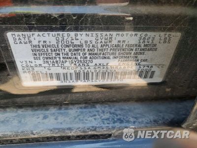 Zdjęcie 12 z 12 samochodu: 2016 NISSAN SENTRA SV VIN:3N1AB7AP1GY253270 - miniatura