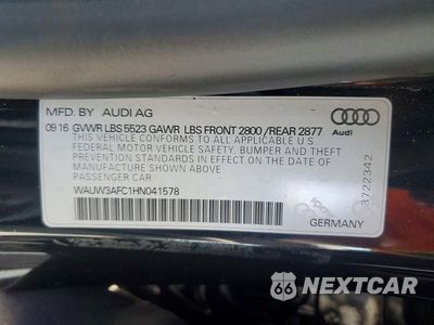 Zdjęcie 12 z 12 samochodu: 2017 AUDI A7 COMPETITION PRESTIGE VIN:WAUW3AFC1HN041578 - miniatura