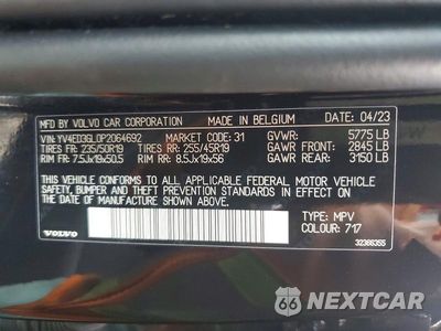 Zdjęcie 13 z 13 samochodu: 2023 VOLVO C40 RECHARGE PLUS VIN:YV4ED3GL0P2064692 - miniatura