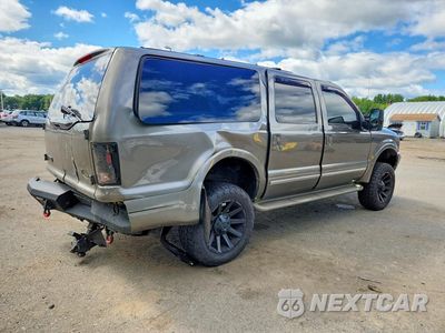 Trzecie zdjęcie samochodu z tyłu: 2003 FORD EXCURSION LIMITED VIN:1FMNU43S93EA06039 - miniatura