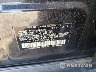 Zdjęcie 12 z 12 samochodu: 2019 SUBARU WRX STI VIN:JF1VA2R68K9826346 - miniatura
