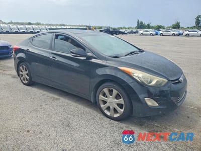 Czwarte zdjęcie samochodu z boku: 2012 HYUNDAI ELANTRA LIMITED VIN:5NPDH4AE3CH148050 - miniatura