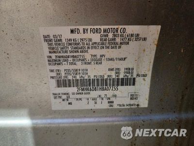 Zdjęcie 13 z 13 samochodu: 2017 FORD FLEX LIMITED VIN:2FMHK6D81HBA07755 - miniatura