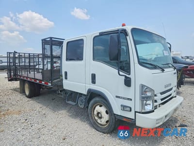 Czwarte zdjęcie samochodu z boku: 2018 ISUZU NPR HD VIN:54DC4J1B6JS802481 - miniatura