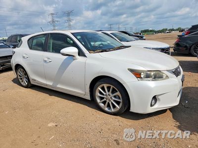 Czwarte zdjęcie samochodu z boku: 2012 LEXUS CT 200 VIN:JTHKD5BH1C2072250 - miniatura