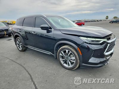 Czwarte zdjęcie samochodu z boku: 2025 INFINITI QX60 LUXE VIN:5N1AL1FS7SC340866 - miniatura