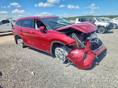 Czwarte zdjęcie samochodu z boku: 2021 TOYOTA HIGHLANDER HYBRID LIMITED VIN:5TDXBRCH9MS522840 - miniatura