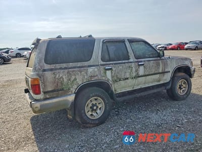 Trzecie zdjęcie samochodu z tyłu: 1992 TOYOTA 4RUNNER SR5 V6 VIN:JT3VN39W4N0080589 - miniatura