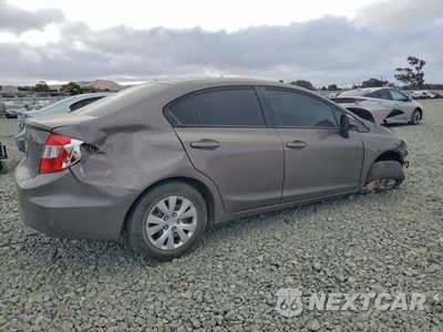 Trzecie zdjęcie samochodu z tyłu: 2012 HONDA CIVIC LX VIN:19XFB2F52CE305286 - miniatura