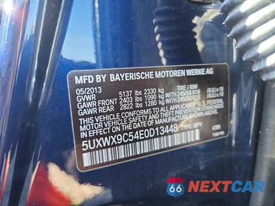 Zdjęcie 13 z 13 samochodu: 2014 BMW X3 XDRIVE28I VIN:5UXWX9C54E0D13448 - miniatura