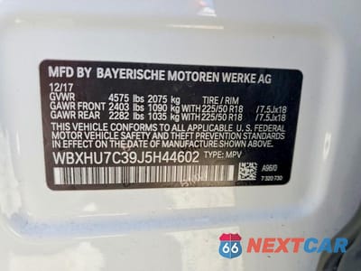 Zdjęcie 12 z 12 samochodu: 2018 BMW X1 SDRIVE28I VIN:WBXHU7C39J5H44602 - miniatura
