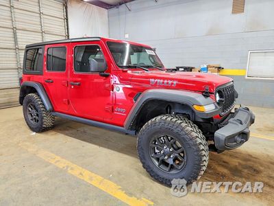 Czwarte zdjęcie samochodu z boku: 2025 JEEP WRANGLER SPORT 4XE VIN:1C4RJXN6XSW583526 - miniatura