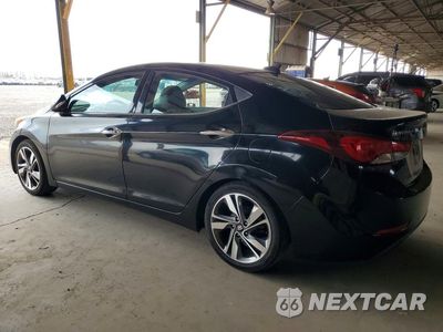 Trzecie zdjęcie samochodu z tyłu: 2016 HYUNDAI ELANTRA LIMITED VIN:KMHDH4AE2GU644447 - miniatura