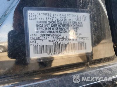 Zdjęcie 13 z 13 samochodu: 2016 NISSAN SENTRA S VIN:3N1AB7AP5GY283744 - miniatura