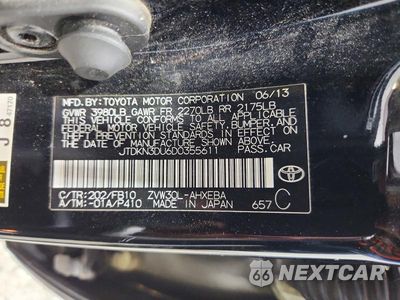 Zdjęcie 12 z 12 samochodu: 2013 TOYOTA PRIUS TWO VIN:JTDKN3DU6D0355611 - miniatura